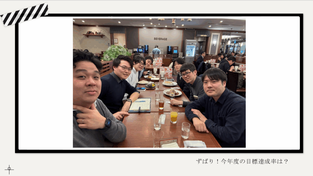 ずばり！今年度の目標達成率は？