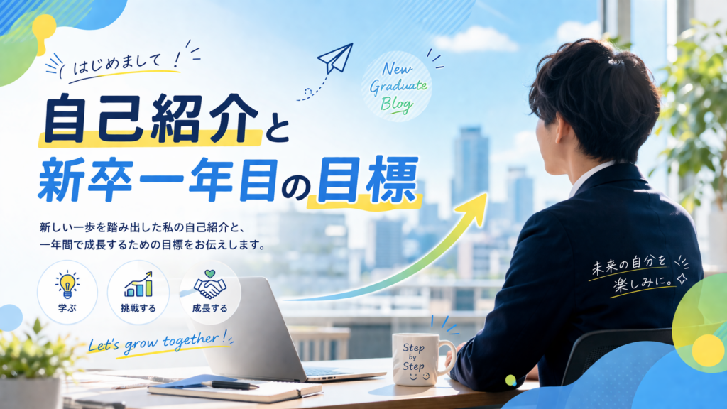 自己紹介と新卒１年目の目標