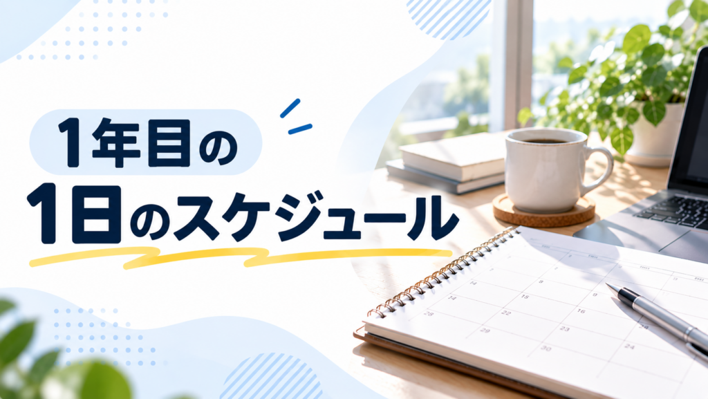 １年目の1日のスケジュール