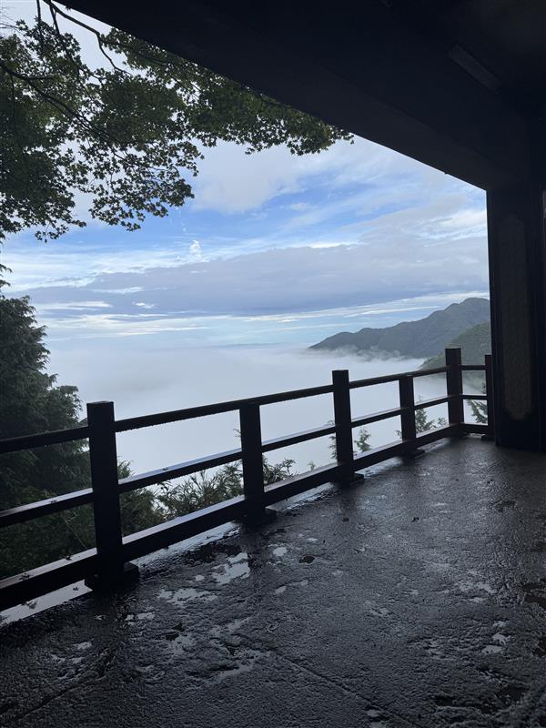 神社からの景色